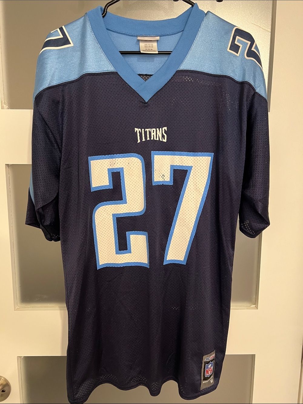 Vintage Tennessee Titans Eddie George #27 Football Jersey